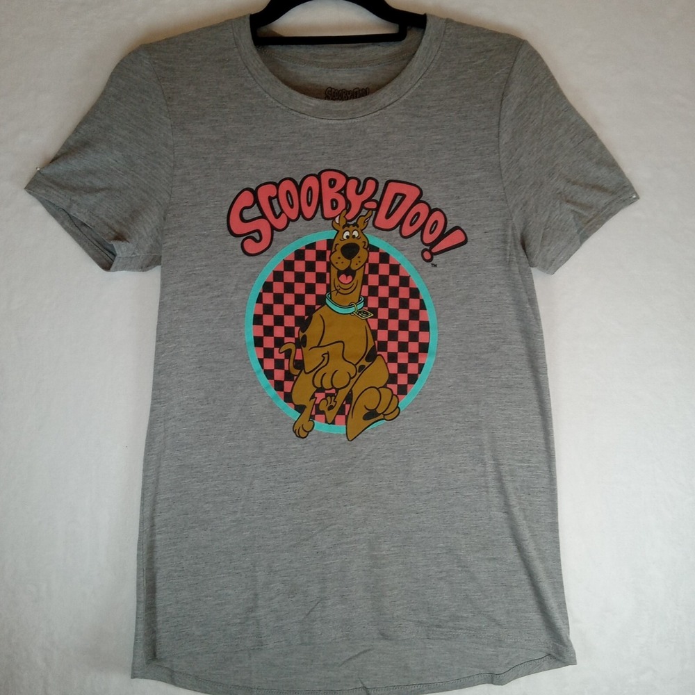 Jerry Leigh T-Shirt Women S Gray Scooby-Doo Graphic Tee JT17028 Short Sleeve